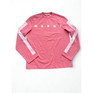 Marni Kids Long Sleeve Logo Shirt NWT 6yr